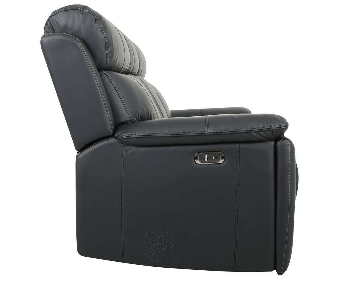 Zenith Black Home Theater With Built-In Speakers Power Reclining Living Room Set by Steve Silver at Eve Furniture
