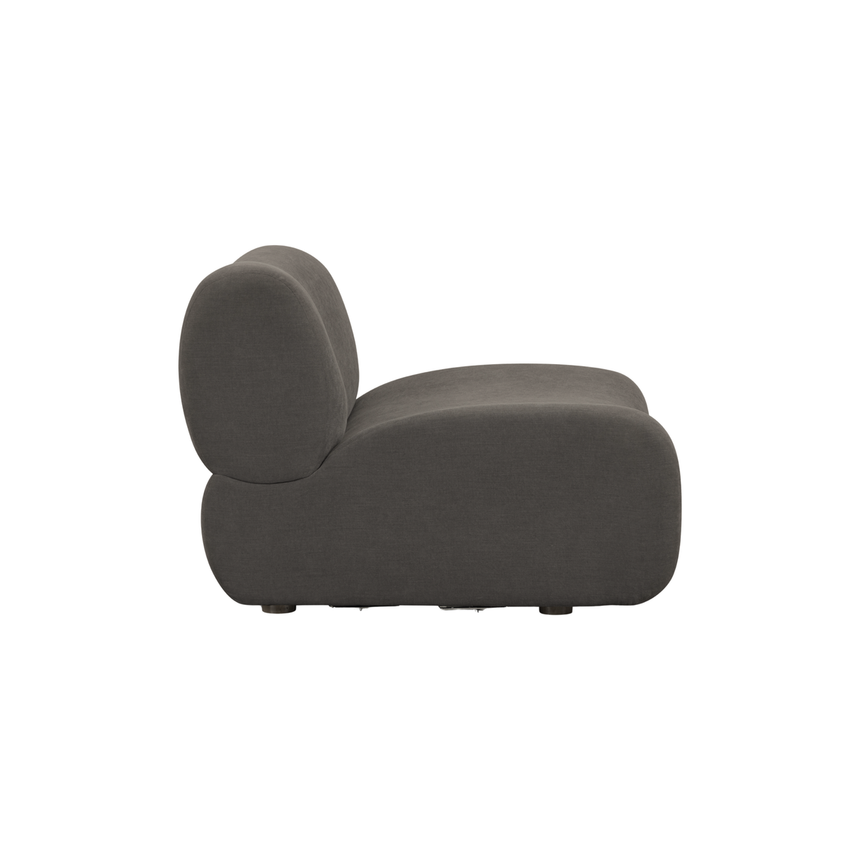 Zenith Contract-Grade Upcycled Fabric Armless Chair by TOV Furniture at Eve Furniture
