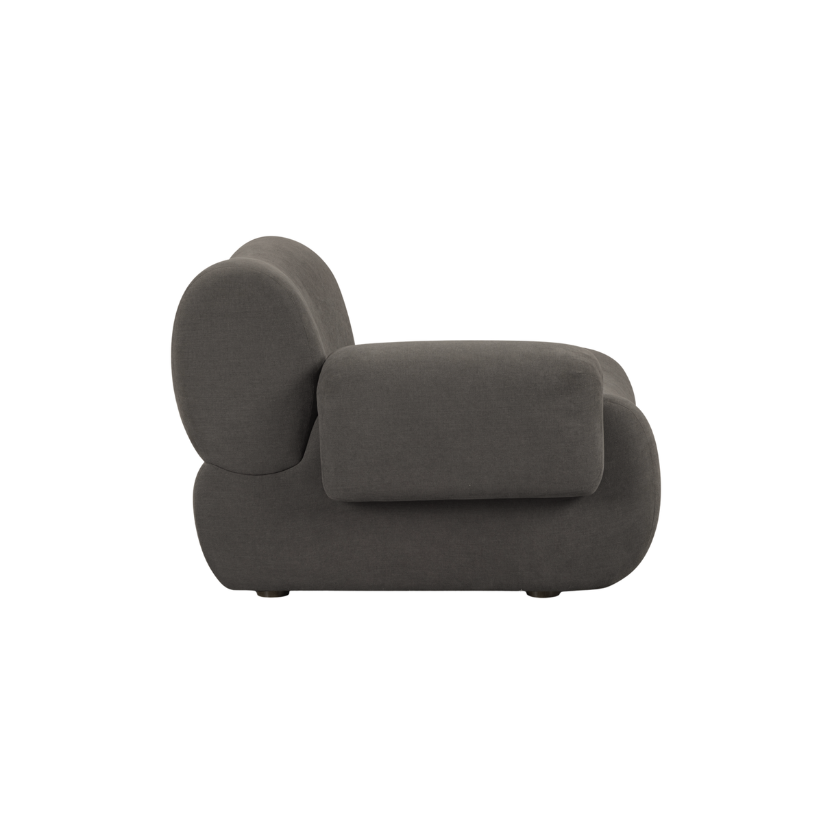 Zenith Contract-Grade Upcycled Fabric Corner Chair by TOV Furniture at Eve Furniture