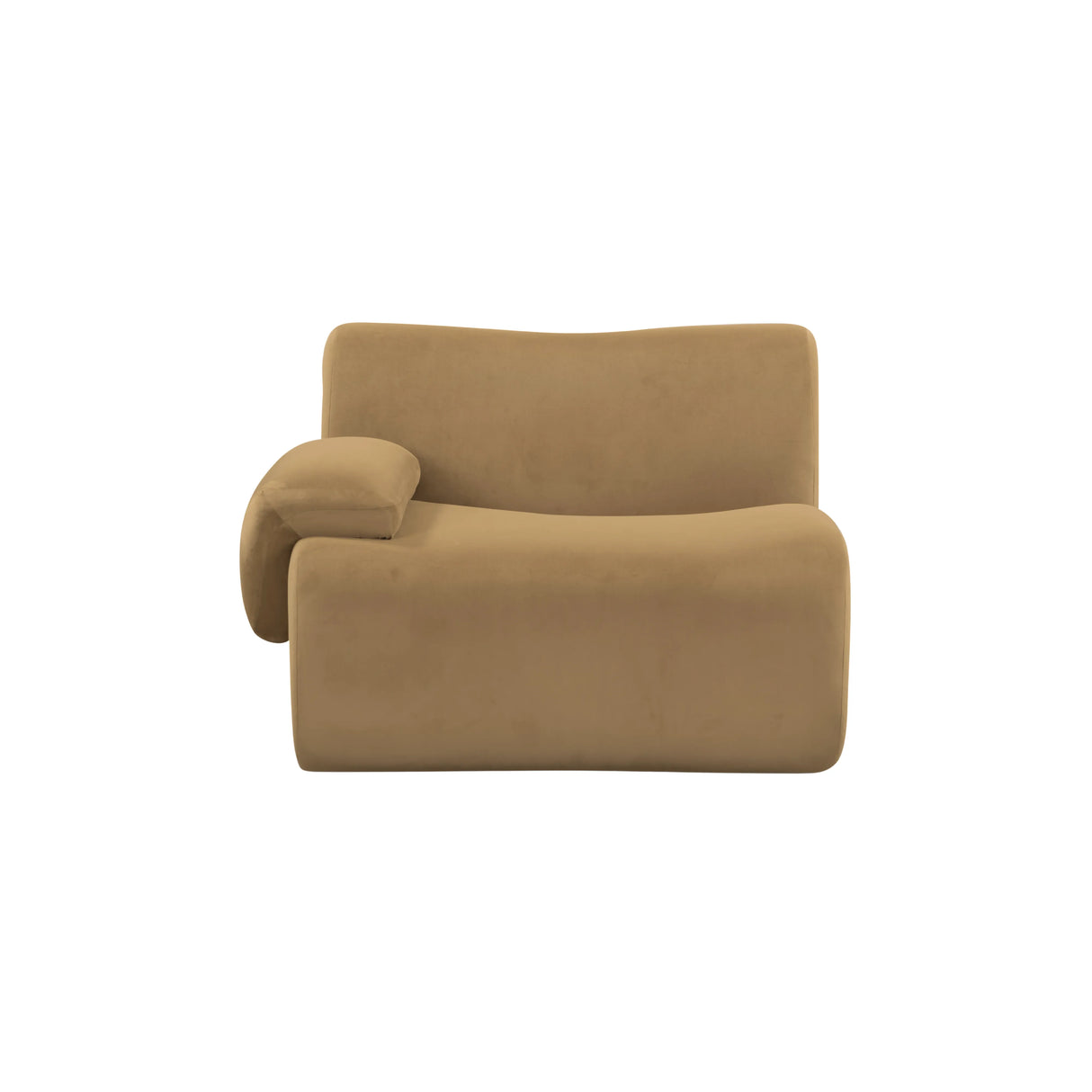 Zenith Performance Velvet Modular Corner Chair by TOV Furniture at Eve Furniture