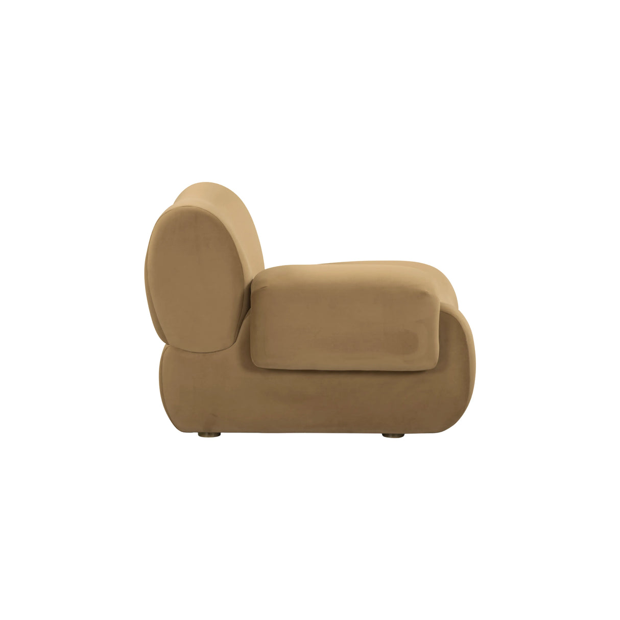 Zenith Performance Velvet Modular Corner Chair by TOV Furniture at Eve Furniture