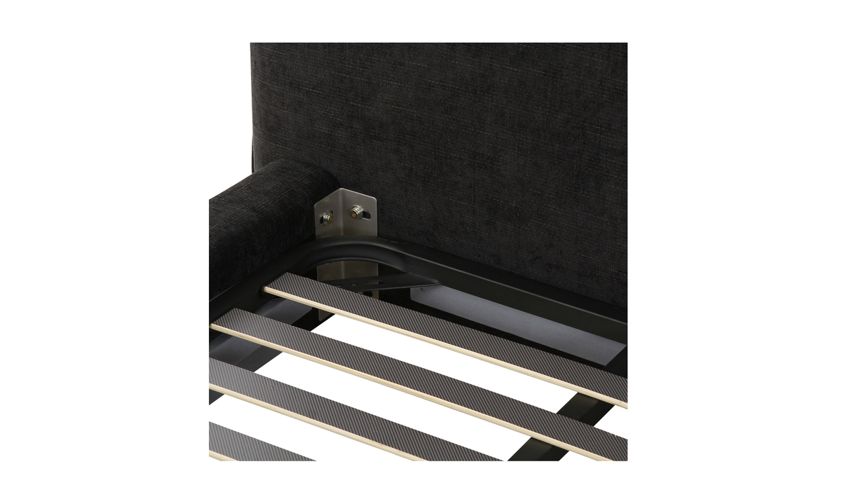 Zeppelin King Bed - Black by Moe's Home at Eve Furniture