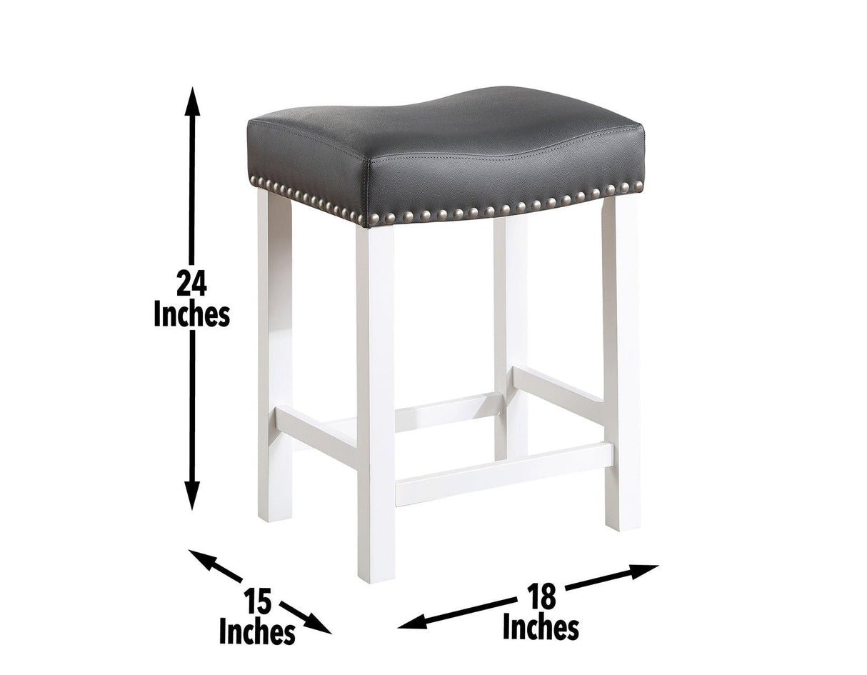Zermatt 24″ Backless Counter Stool, Set of 2 by Steve Silver at Eve Furniture