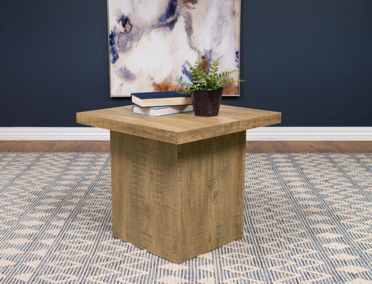 Zetta Mango Square Engineered Wood End Table by Coaster at Eve Furniture