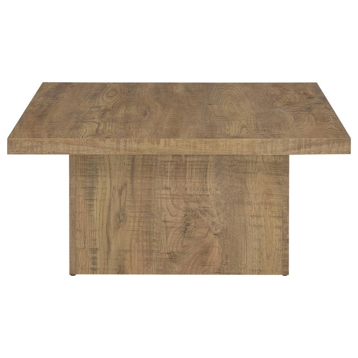 Zetta Square Engineered Wood Coffee Table Mango by Coaster at Eve Furniture