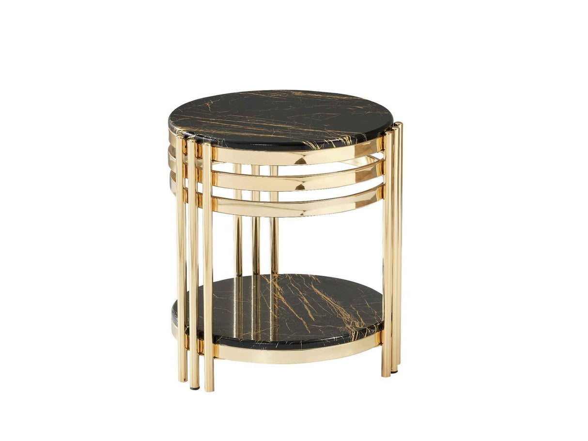 Zeus 335 End Table by Furnia at Eve Furniture
