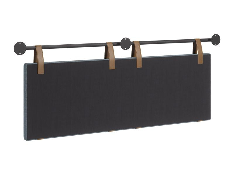 Zeva Floating Queen Headboard Gray