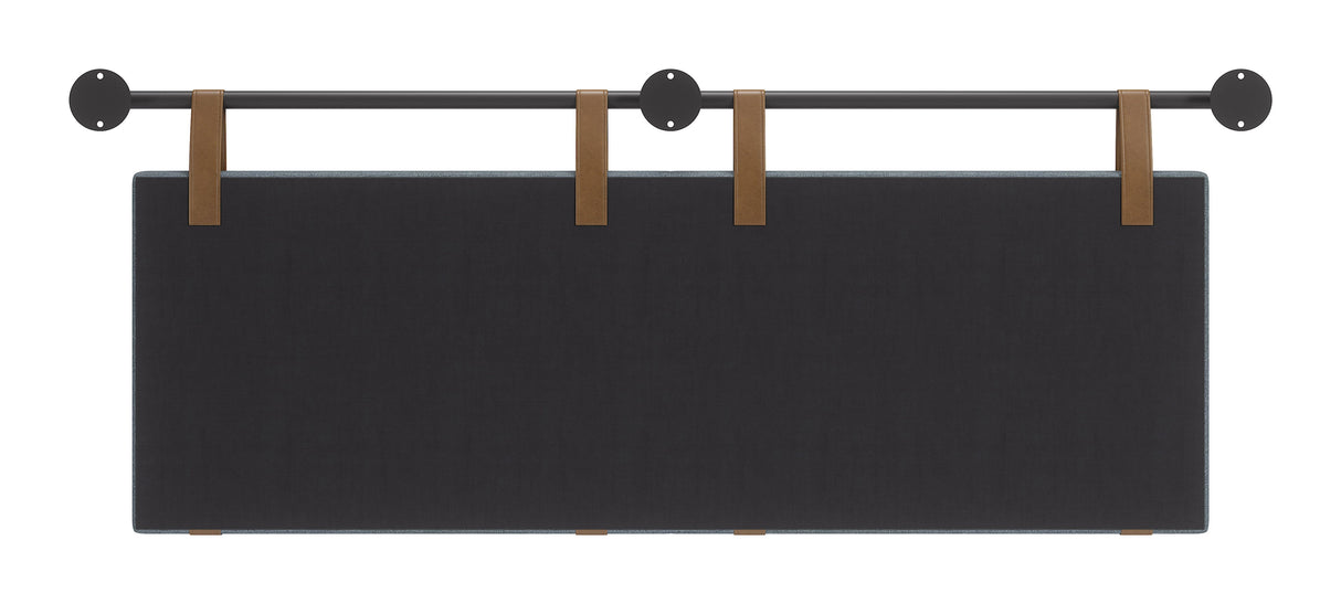 Zeva Gray Floating Queen Headboard by Zuomod at Eve Furniture