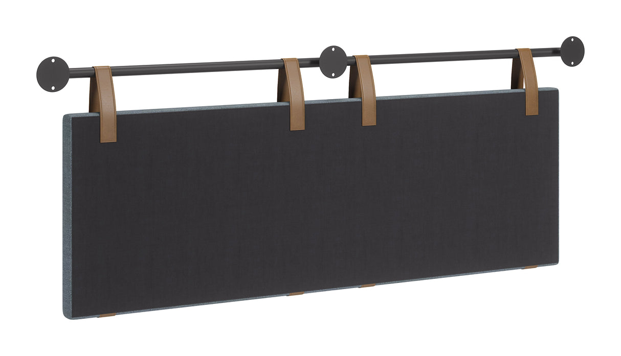 Zeva Gray Floating Queen Headboard by Zuomod at Eve Furniture