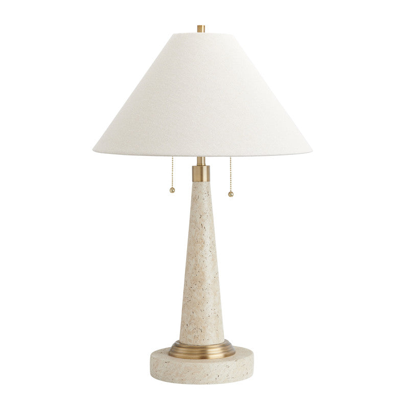 Zeva Tan/Gold Table Lamp by Crestview at Eve Furniture