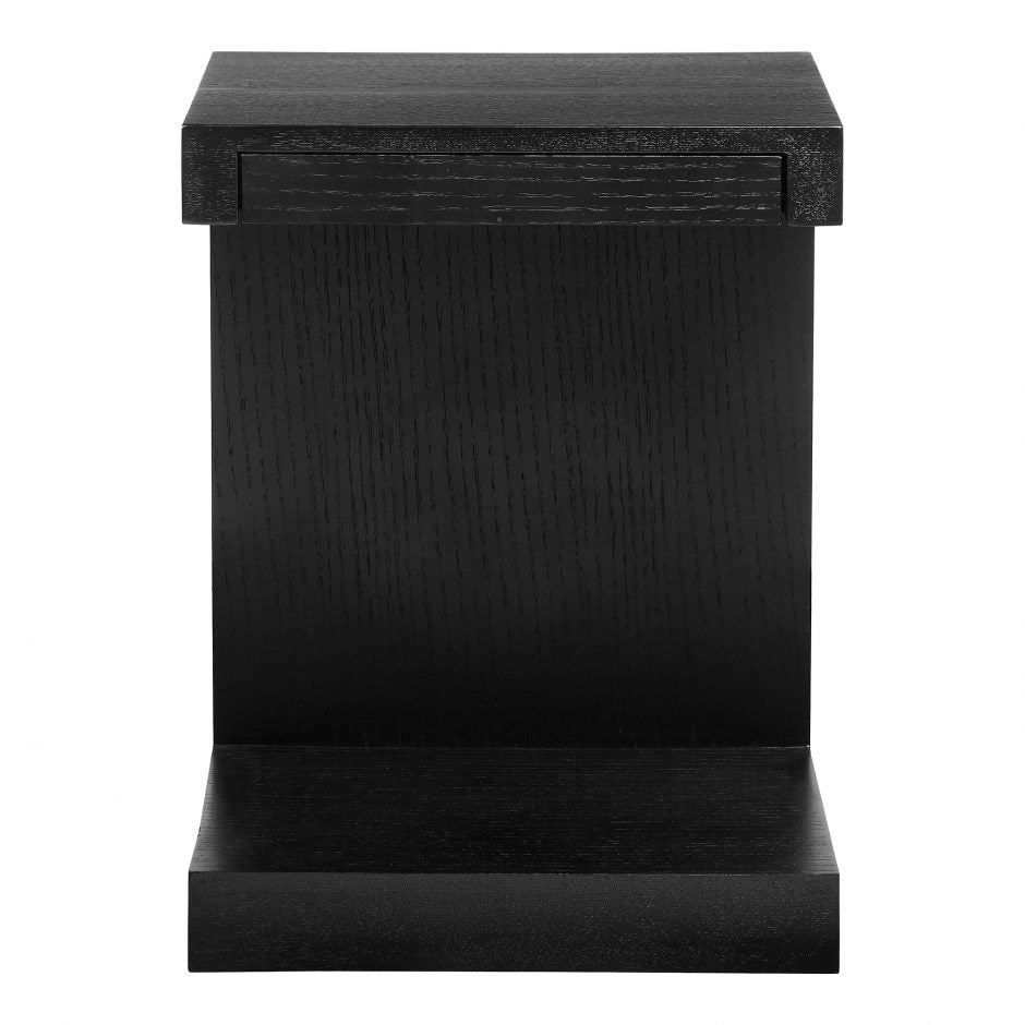Zio Sidetable Black Oak by Moe's Home at Eve Furniture