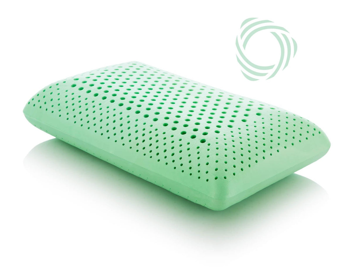 Zoned ActiveDough Peppermint Queen Pillow by Malouf at Eve Furniture