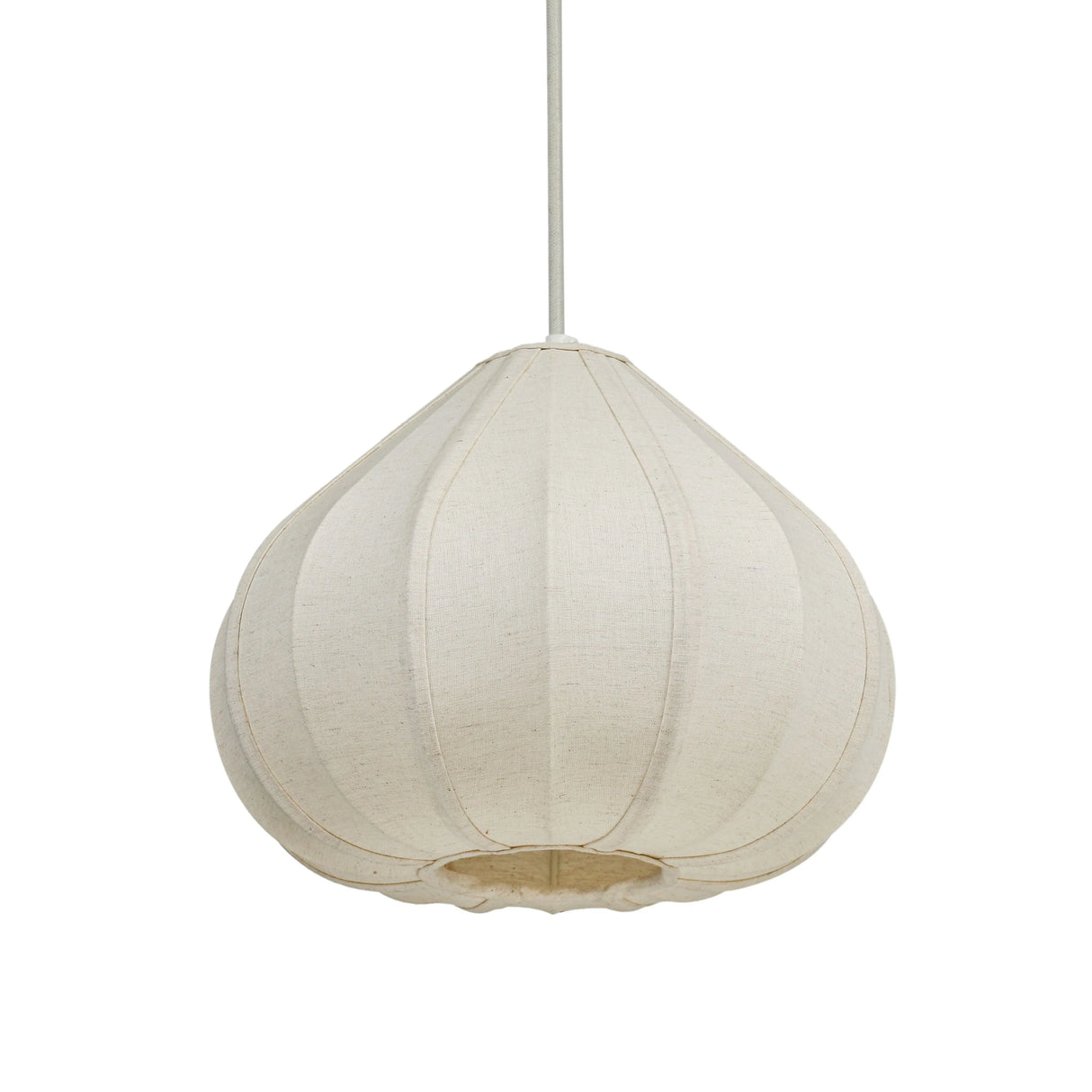 Zubeda Cotton Teardrop Pendant Lamp by TOV Furniture at Eve Furniture