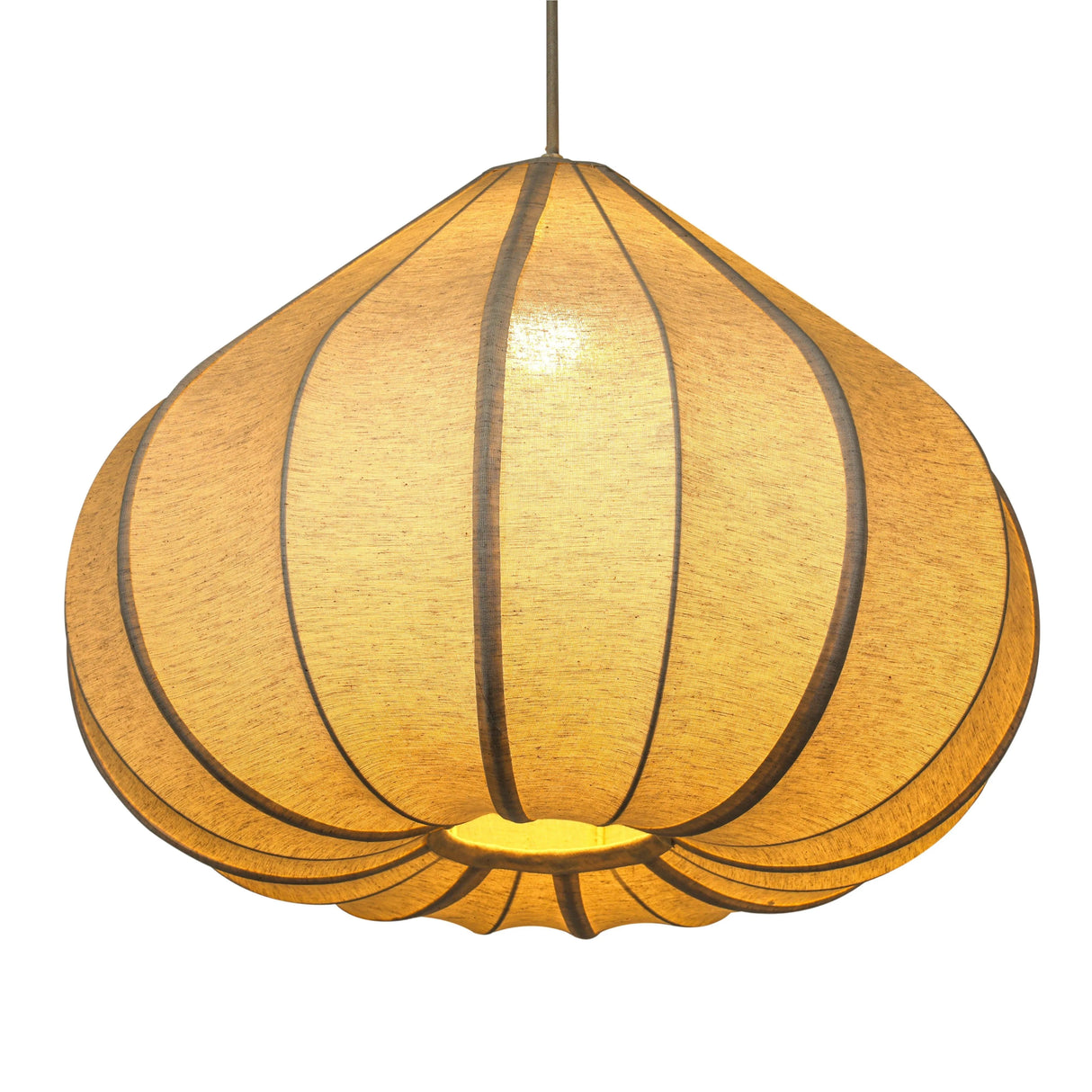 Zubeda Cotton Teardrop Pendant Lamp by TOV Furniture at Eve Furniture