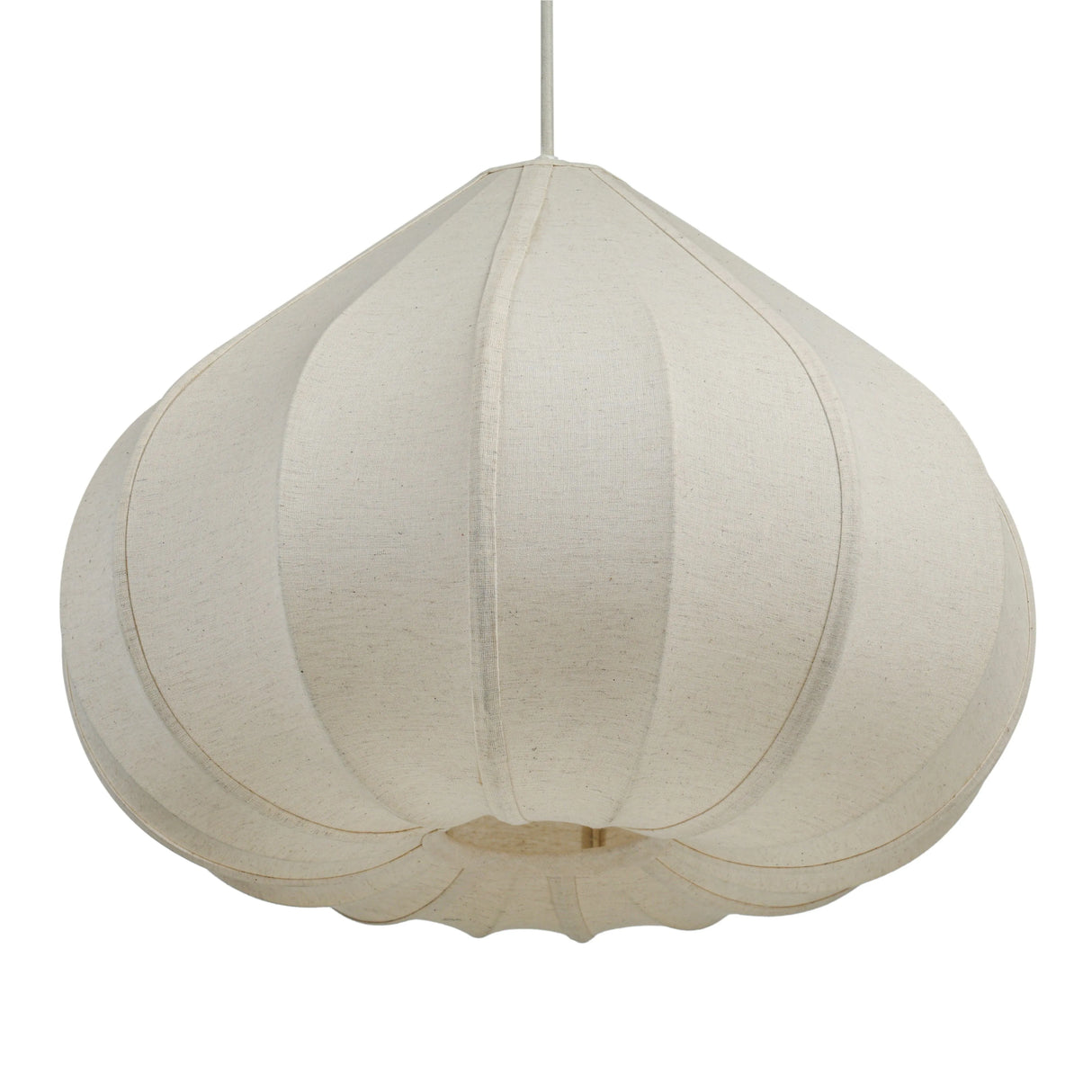 Zubeda Cotton Teardrop Pendant Lamp by TOV Furniture at Eve Furniture