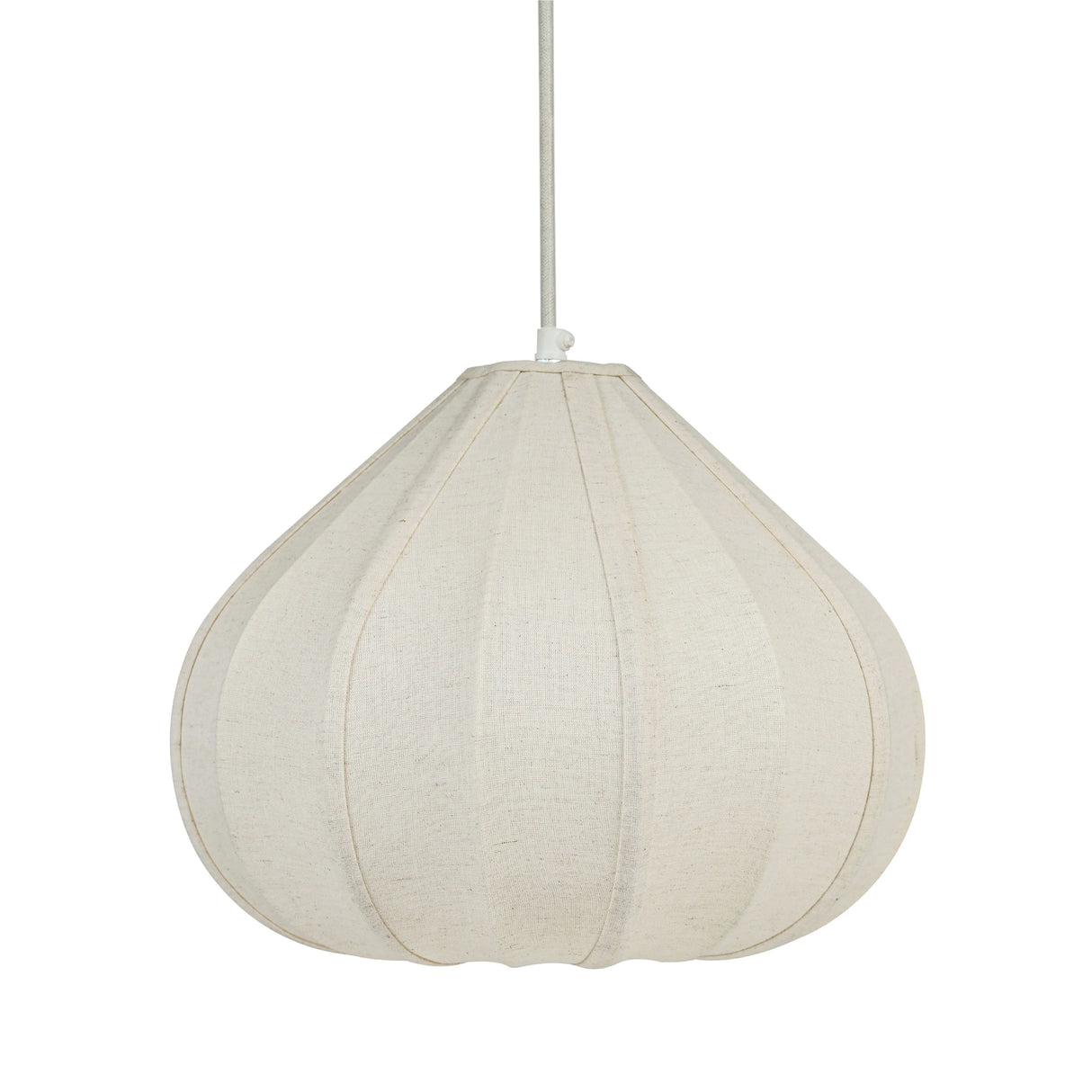 Zubeda Cotton Teardrop Pendant Lamp by TOV Furniture at Eve Furniture