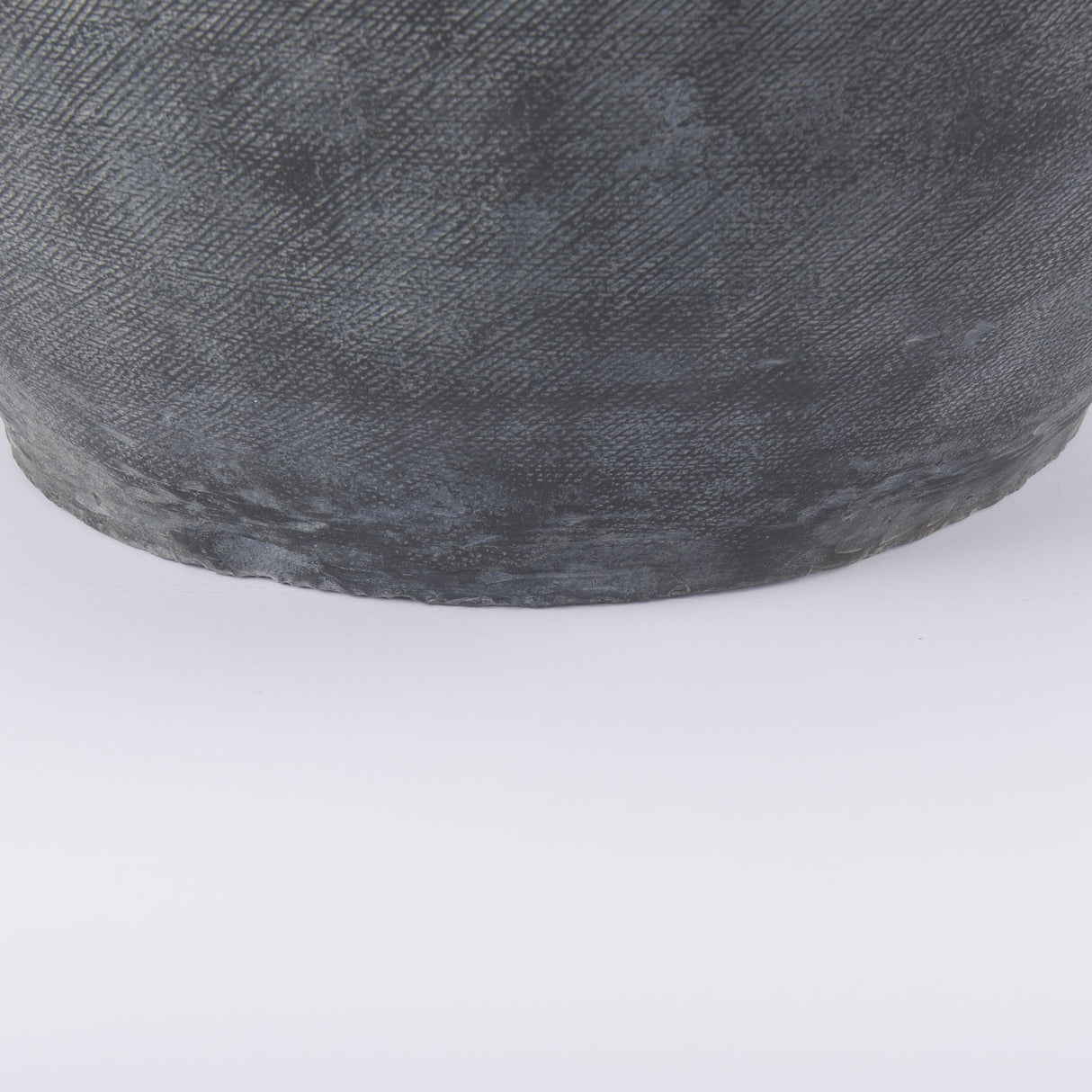 Zuma 27.2L x 20.5W x 31.9H Dark Gray Ceramic Floor Vase by Mercana at Eve Furniture