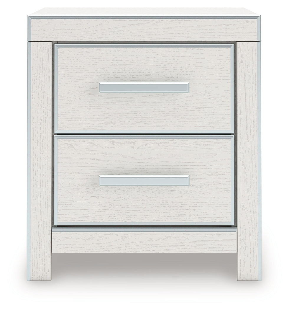 Zuraleus White Nightstand by Ashley at Eve Furniture