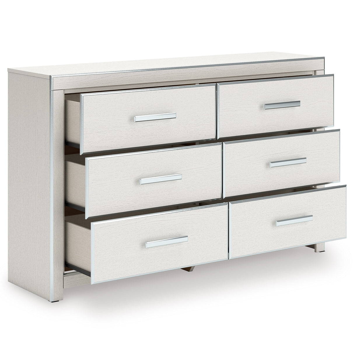 Zuraleus White Upholstered Platform Bedroom Set by Ashley at Eve Furniture