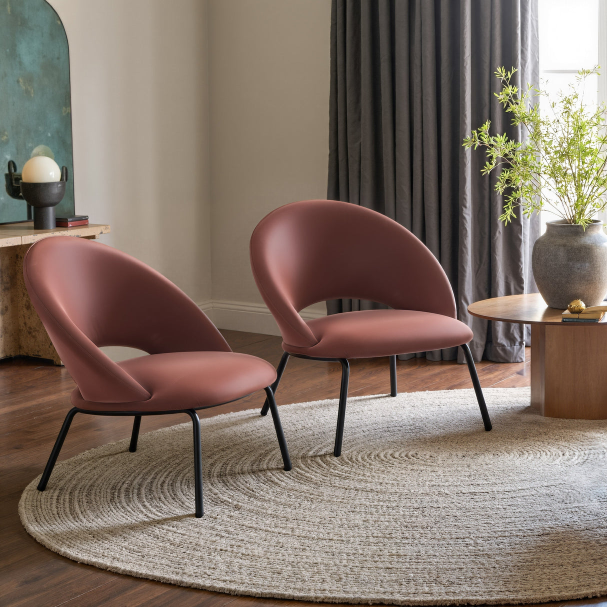 Zurich Brown Accent Chair by Zuomod at Eve Furniture
