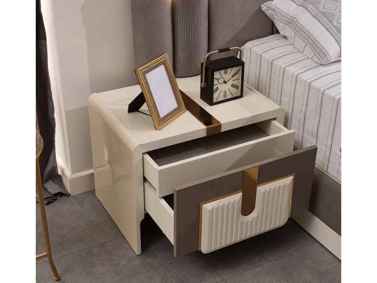 Zurich Nightstand by Furnia at Eve Furniture