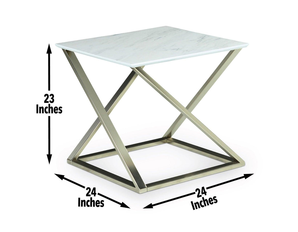 Zurich 3-Piece Occasional Set (Cocktail Table & 2 End Tables) by Steve Silver at Eve Furniture