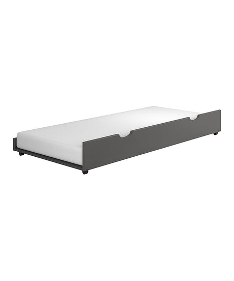 Tony Gray Full over Double Twin with Twin Trundle Bed