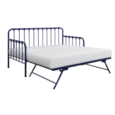 Constance Navy Blue Daybed With Lift-Up Trundle