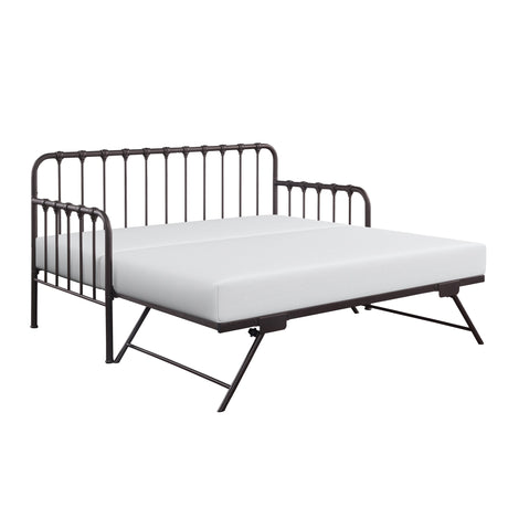 Constance Dark Bronze Daybed With Lift-Up Trundle