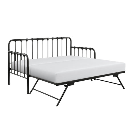 Constance Black Daybed With Lift-Up Trundle