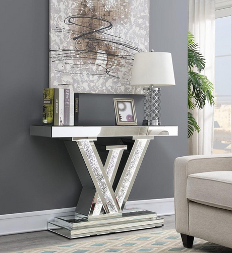 Glory Mirrored Console Table - Eve Furniture