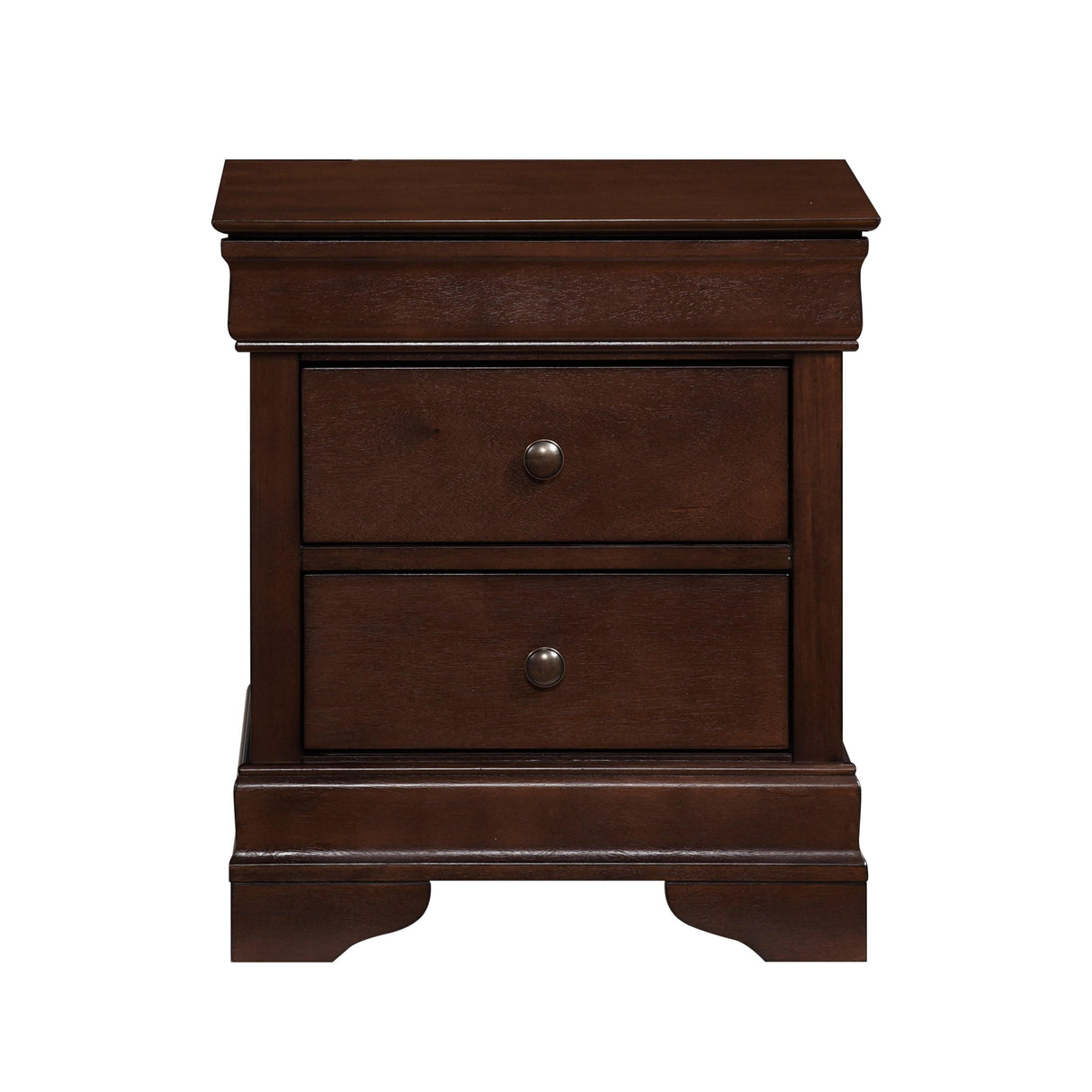 Abbeville Cherry Nightstand, Hidden Drawer by Homelegance at Eve Furniture