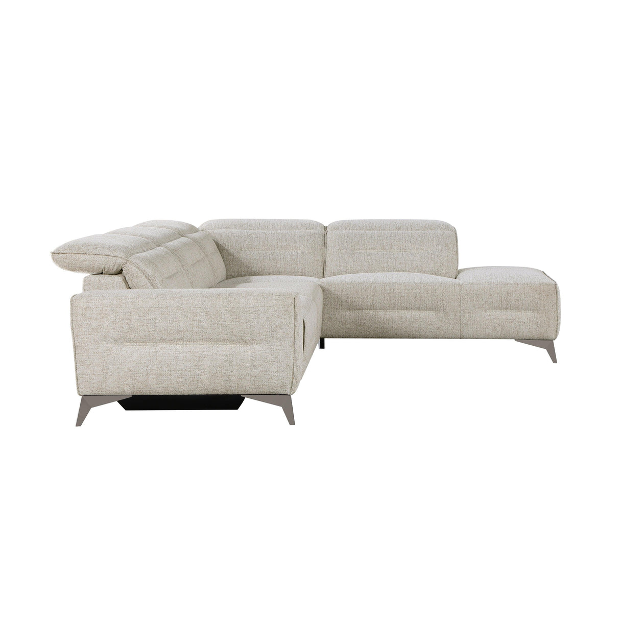 Adahlia Sand Power Reclining Sectional with Right Chaise by Homelegance at Eve Furniture