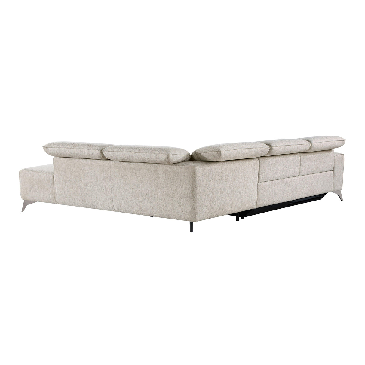 Adahlia Sand Power Reclining Sectional with Right Chaise by Homelegance at Eve Furniture