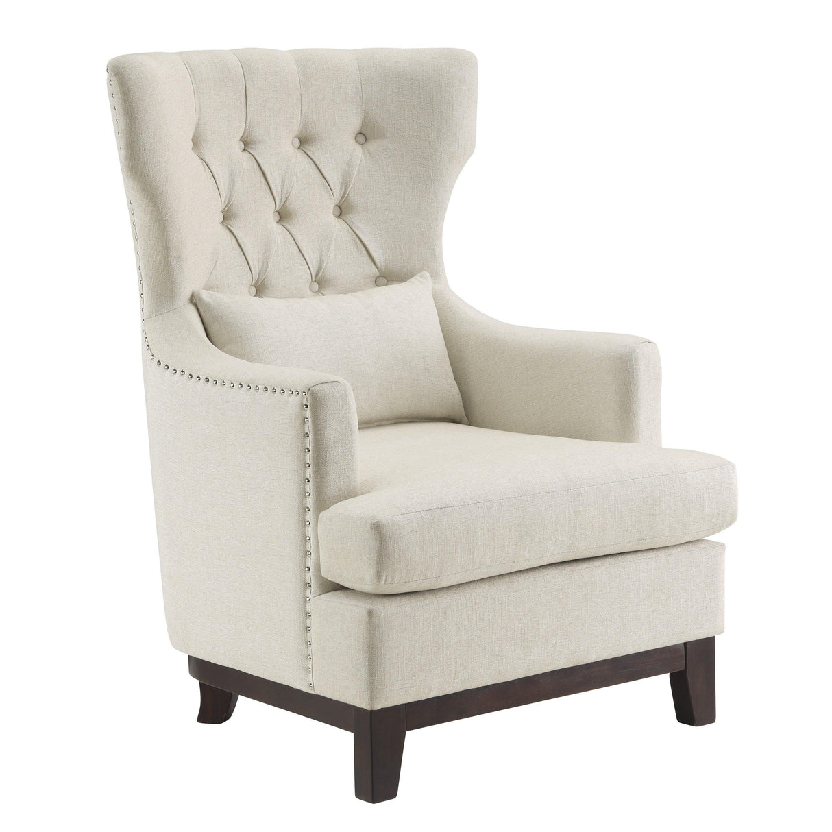 Adriano Beige Accent Chair by Homelegance at Eve Furniture