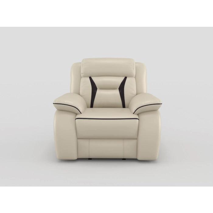 Amite Dark Gray Glider Reclining Chair by Homelegance at Eve Furniture