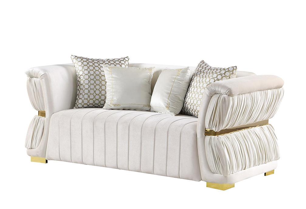 Anna White Living Room Set by New Era Innovations at Eve Furniture