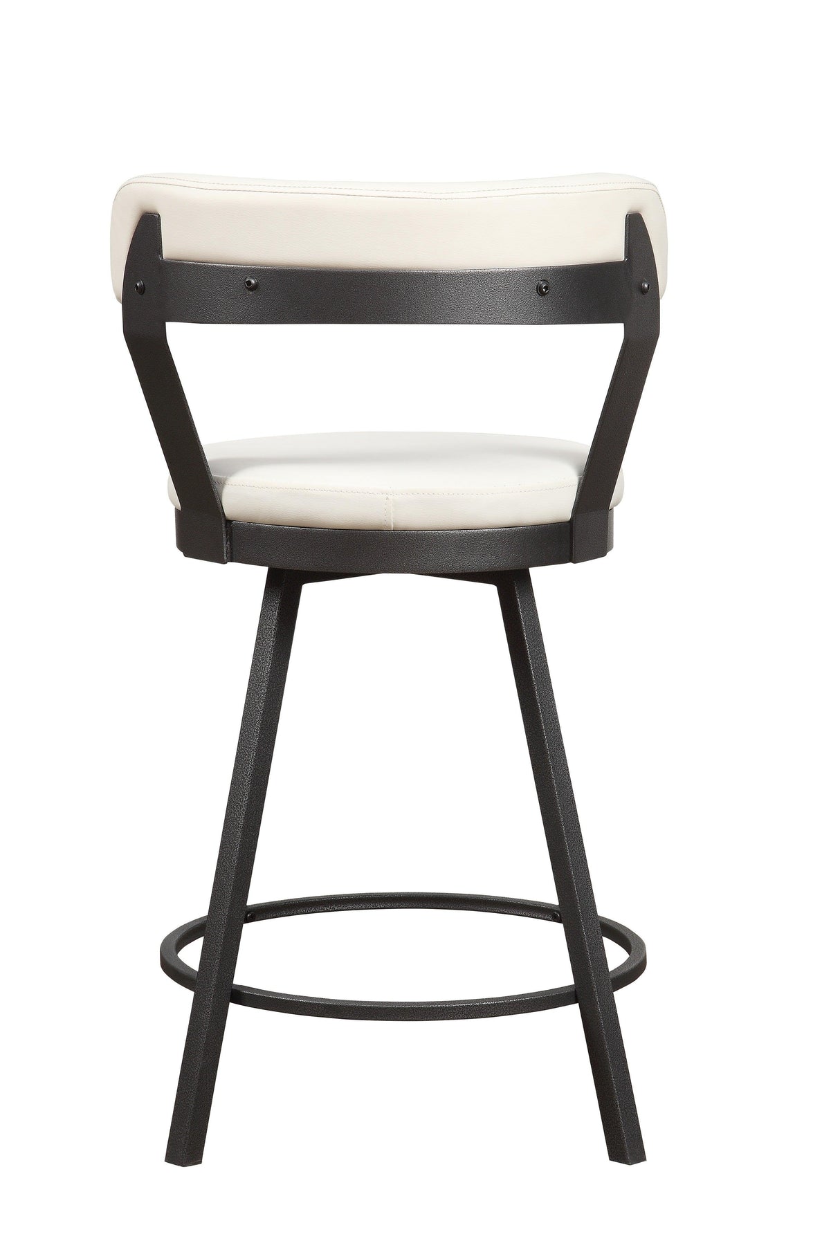 Appert White/Dark Gray Counter Chair, Set of 2 by Homelegance at Eve Furniture