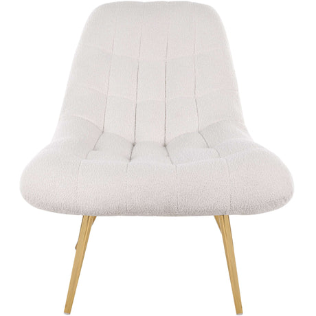 Aubrey French Boucle Lounge Chair Cream