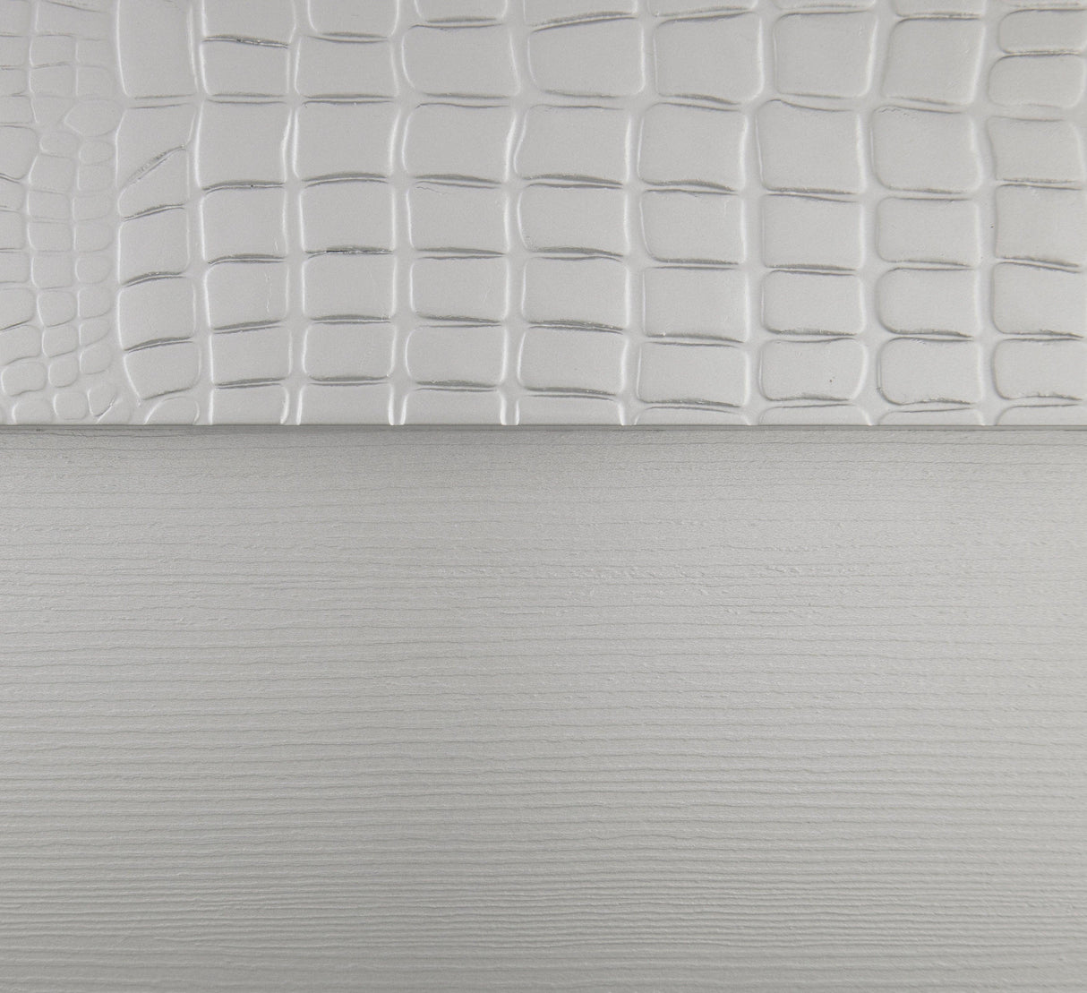 Aveline Silver Queen LED Upholstered Panel Bed by Homelegance at Eve Furniture