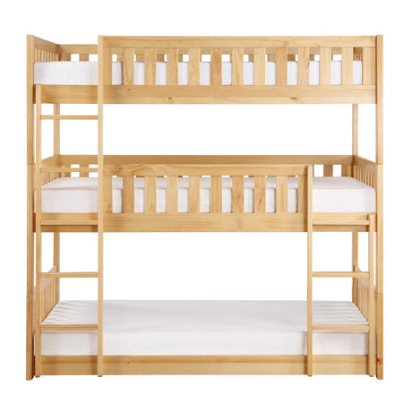 Bartly Pine Triple Bunk Bed