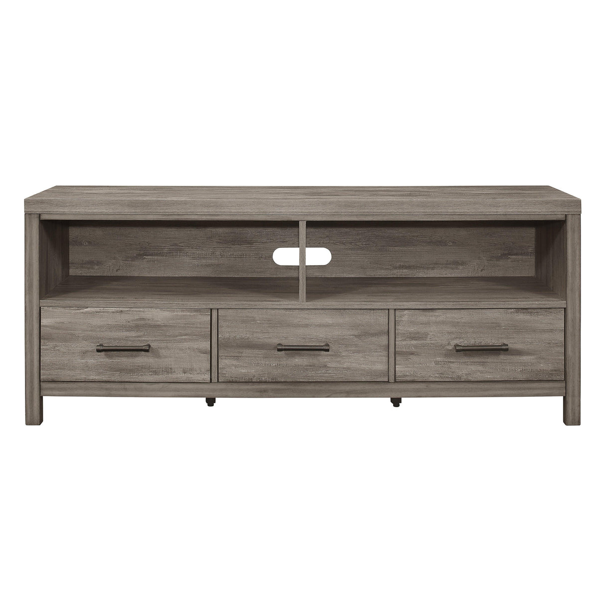 Bainbridge Weathered Gray 66" TV Stand by Homelegance at Eve Furniture