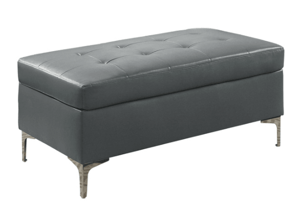 Barrington Gray Ottoman by Homelegance at Eve Furniture