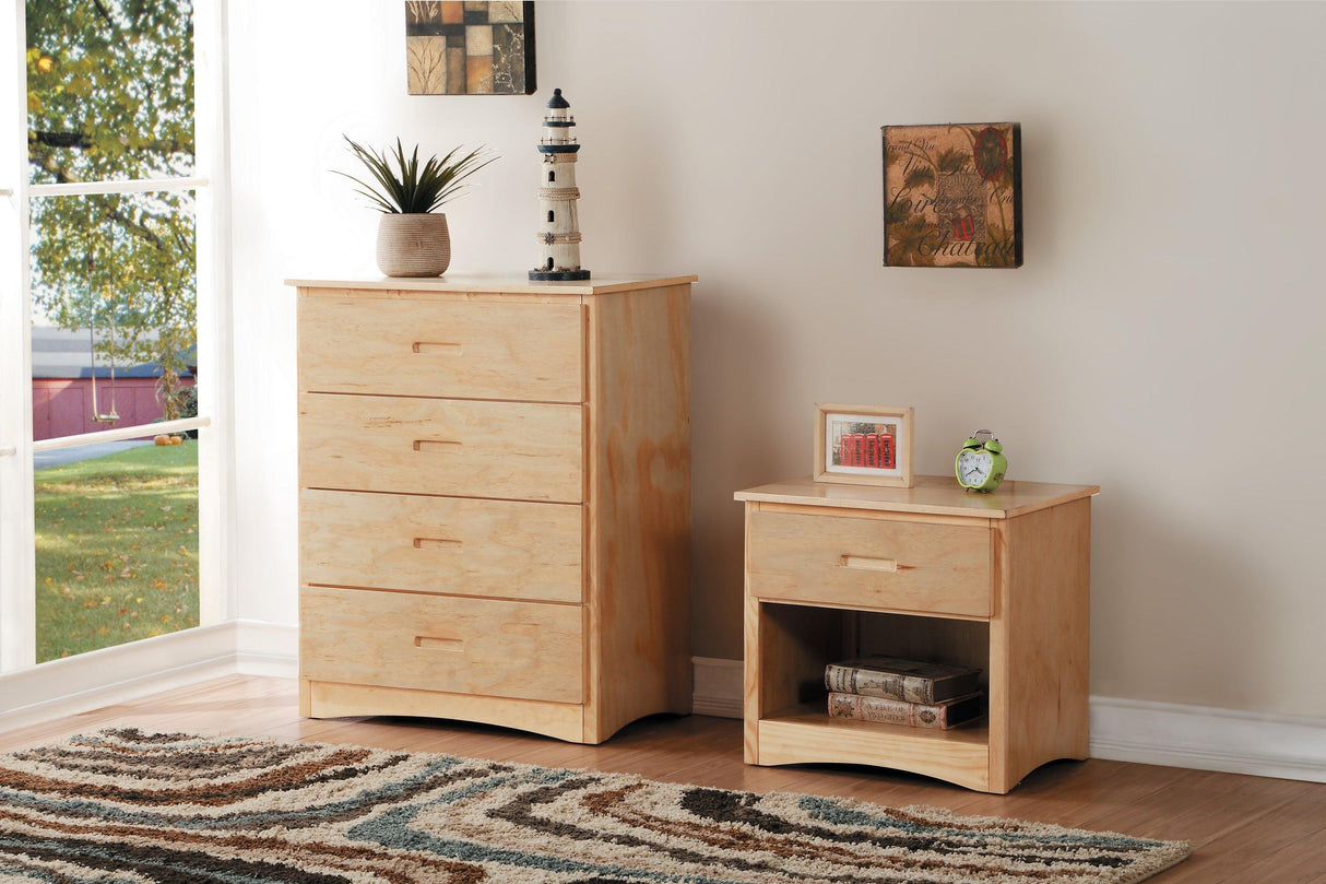 Bartly Pine Chest by Homelegance at Eve Furniture