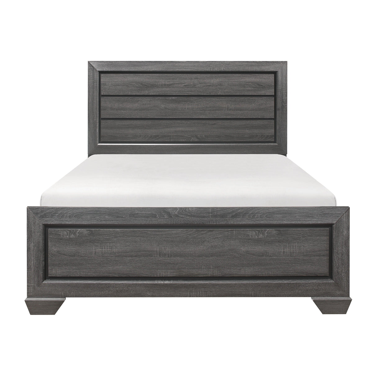 Beechnut Gray Queen Panel Bed by Homelegance at Eve Furniture