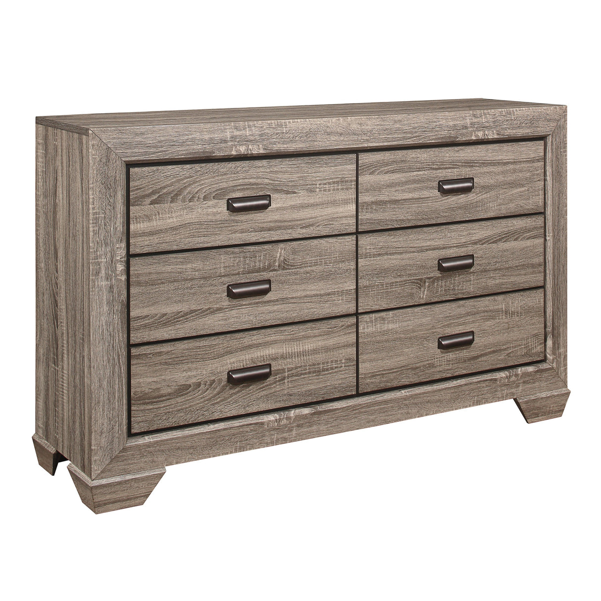 Beechnut Light Elm Dresser by Homelegance at Eve Furniture