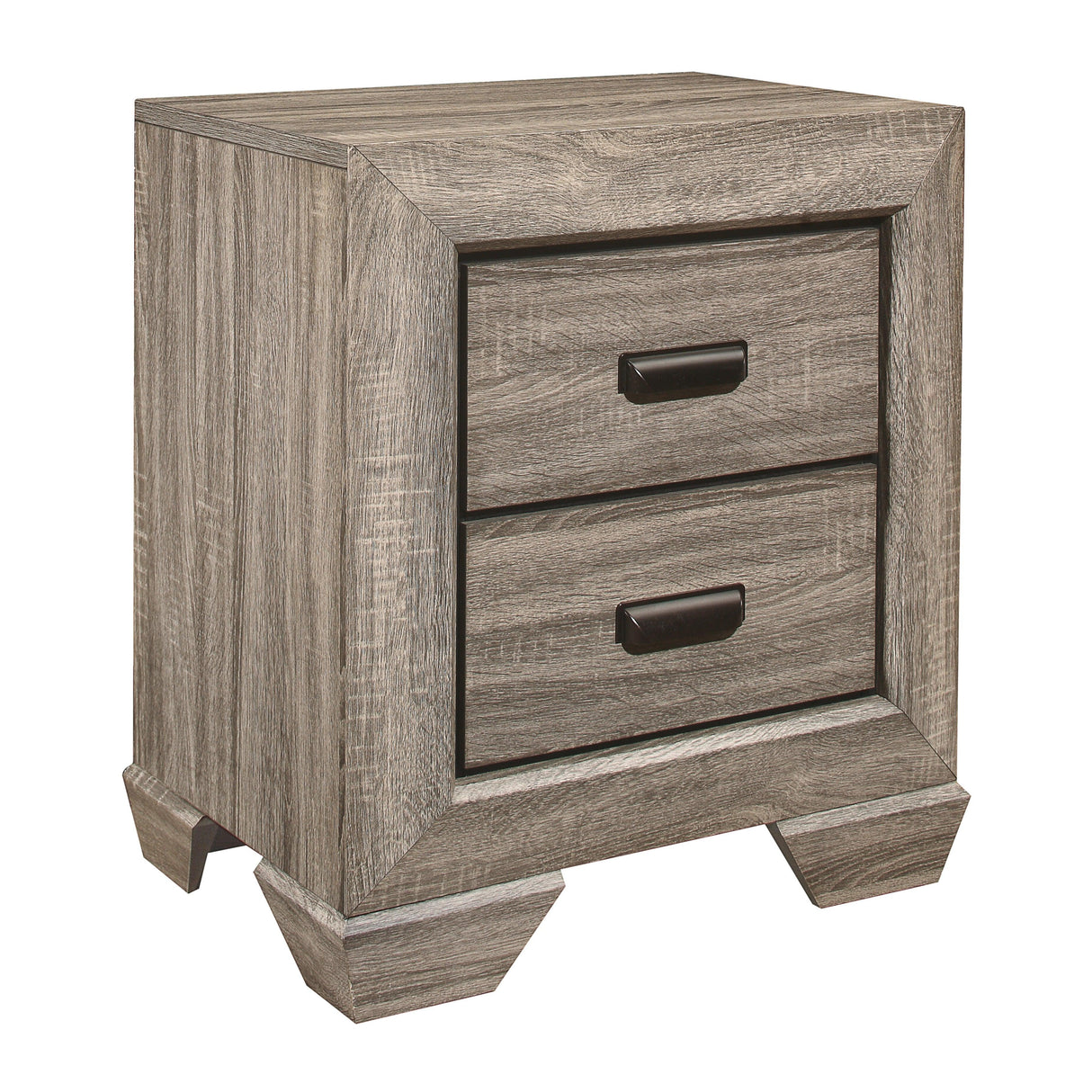 Beechnut Light Elm Nightstand by Homelegance at Eve Furniture