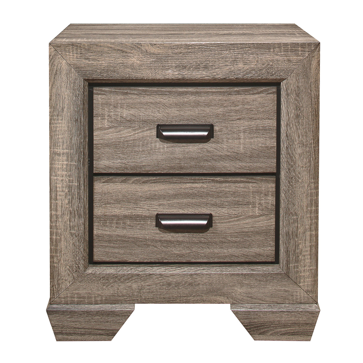 Beechnut Light Elm Nightstand by Homelegance at Eve Furniture