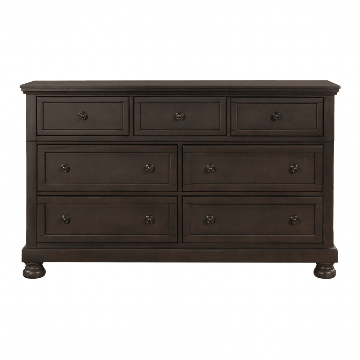 Begonia Grayish Brown Dresser by Homelegance at Eve Furniture