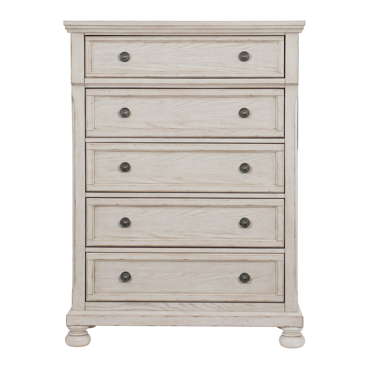 Bethel Wire Brushed White Chest by Homelegance at Eve Furniture